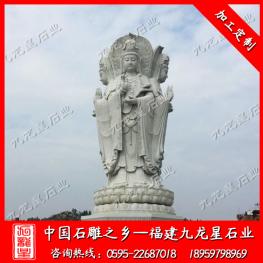 四面觀音石雕像廠家 石雕觀音像價(jià)格