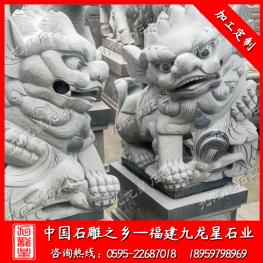 門口擺放石雕獅子 優(yōu)質(zhì)石雕獅子廠家