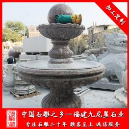 廠家批發(fā)石雕風水球噴泉 園林景區(qū)大理石風水球