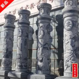 加工石雕文化柱 批發(fā)景區(qū)廣場(chǎng)文化柱